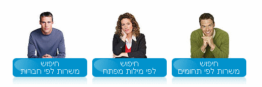 3 דרכי חיפוש עבודה באתר